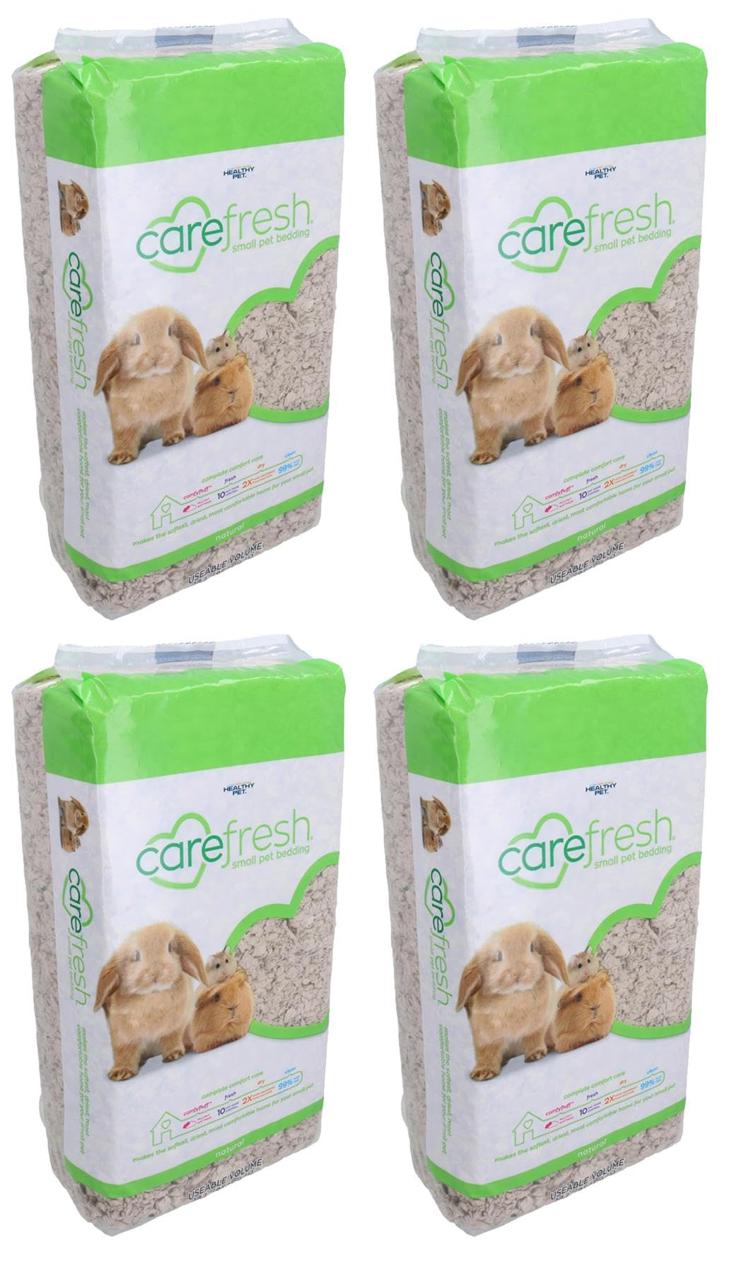 4Pk Natural 14L Quality Pet Small Animal Cage Bedding 99% Dust Free
