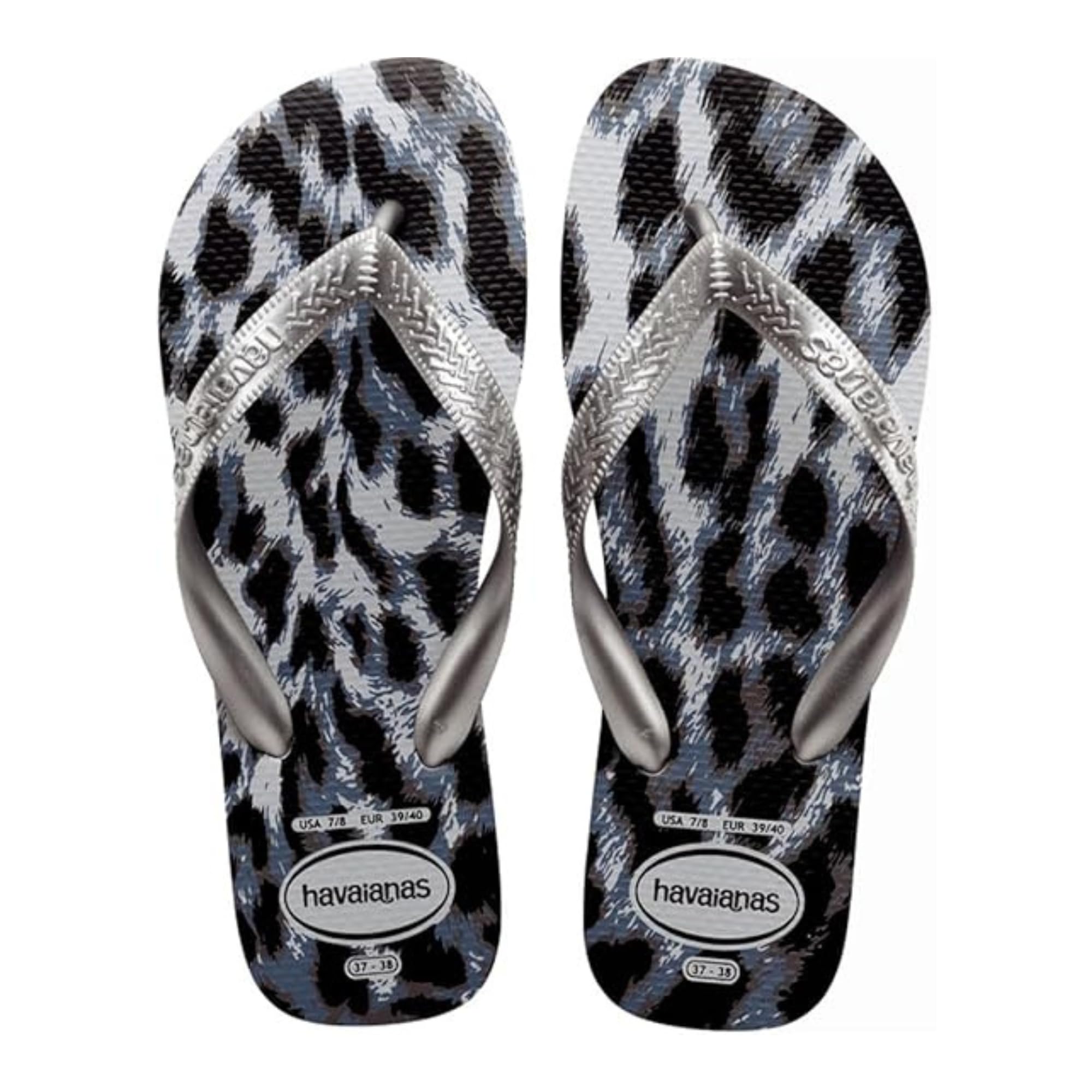 Havaianas Top Animals Women FlipFlop Grey Silver/Ice Grey 3.5/4 UK