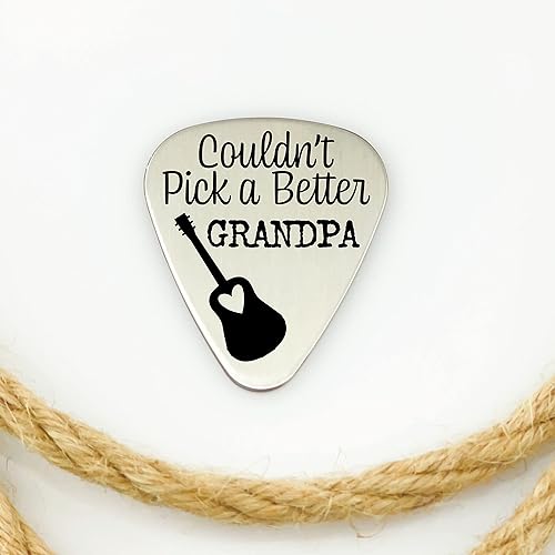 Miniatura 8 de Couldn't Pick a Better Papa Gift Idea Guitar Pick Gift Christmas Gift for Papa Plays Guitar FBA-COULDNT-PICK (Papa)