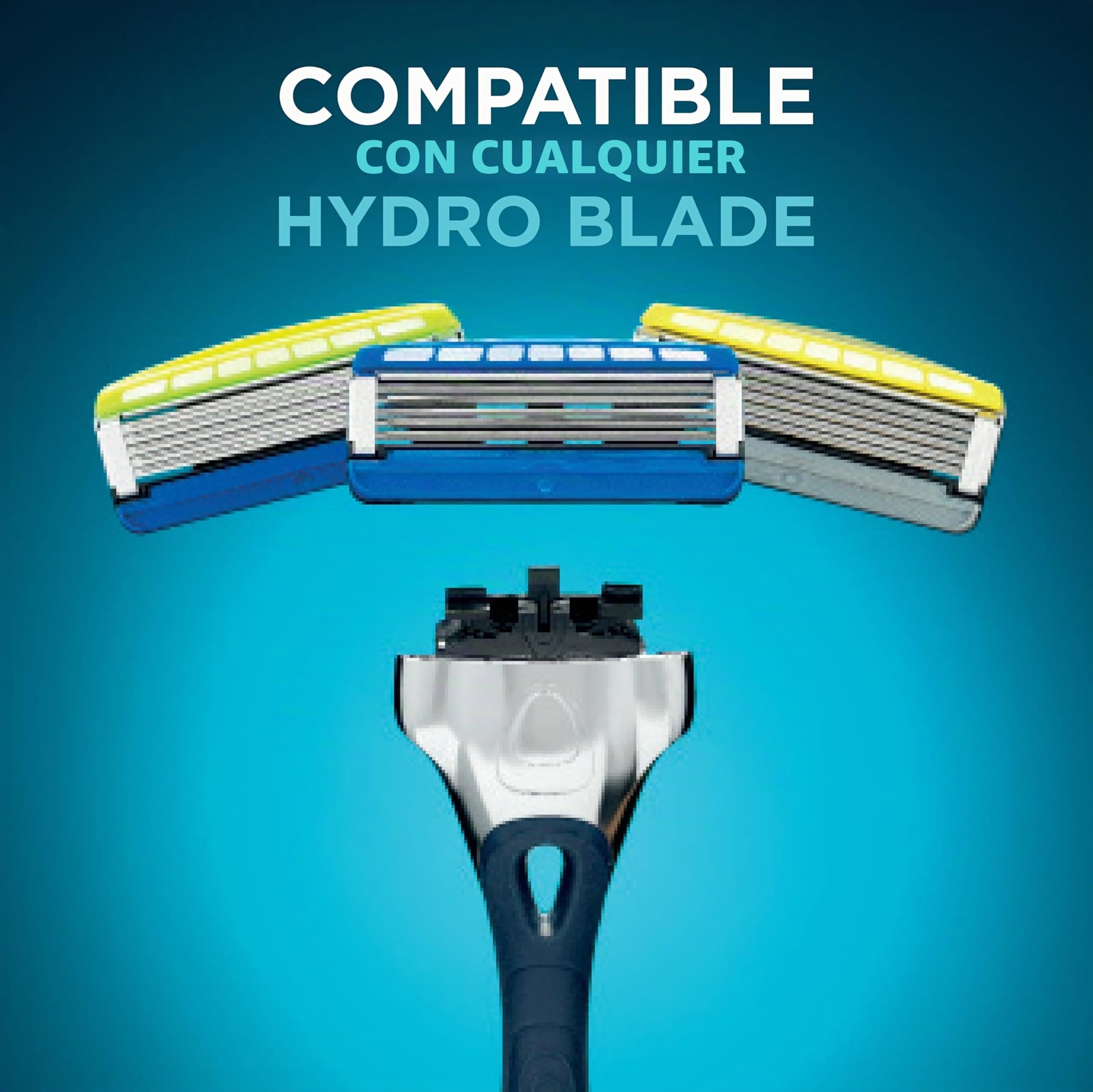 Wilkinson Sword Hydro 5 Skin Protect Regular - Cuchillas de afeitar para hombre, paquete de 10+2, 12 unidades