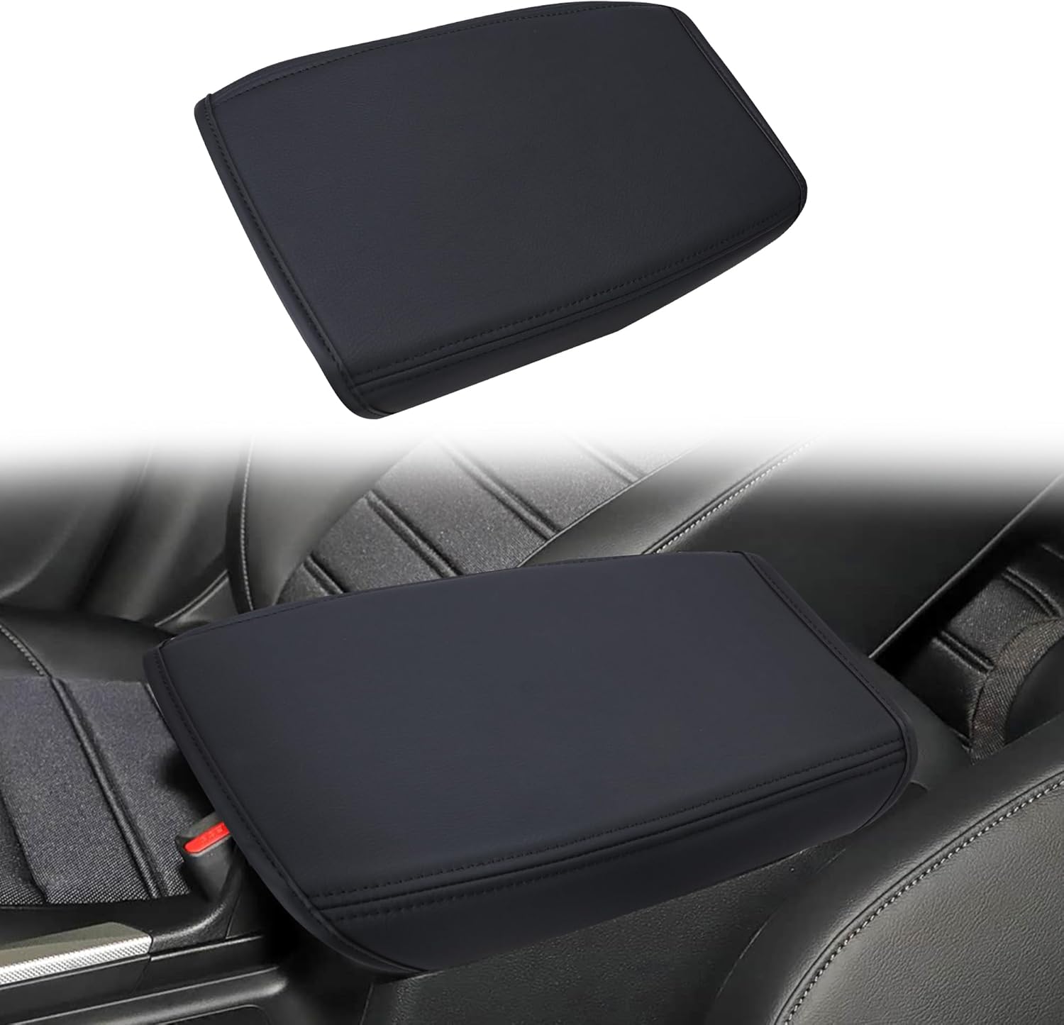 Youloveit Center Console Armrest Cover Custom Fit 2017 2018 2019 2020 2021 2022 Honda CRV CR-V Accessories Leather Armrest Protector Soft Cushion Cover Anti-Scratch
