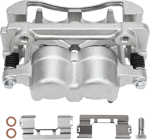 Miniatura 5 de Detroit Axle - Pinza de freno de disco del lado del pasajero delantero con soporte de repuesto para Ford F-150 2004 2005