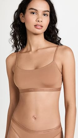 Calvin Klein New Comfort Logo Unlined Bralette