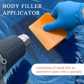 6 PCS Body Filler Spreaders, 4, 5, 6 Inch Reusable Auto Body Fillers Plastic Spreader, Automotive Body Filler Spreader for Applying Fillers Paint Repairs Putties Glazes Caulks