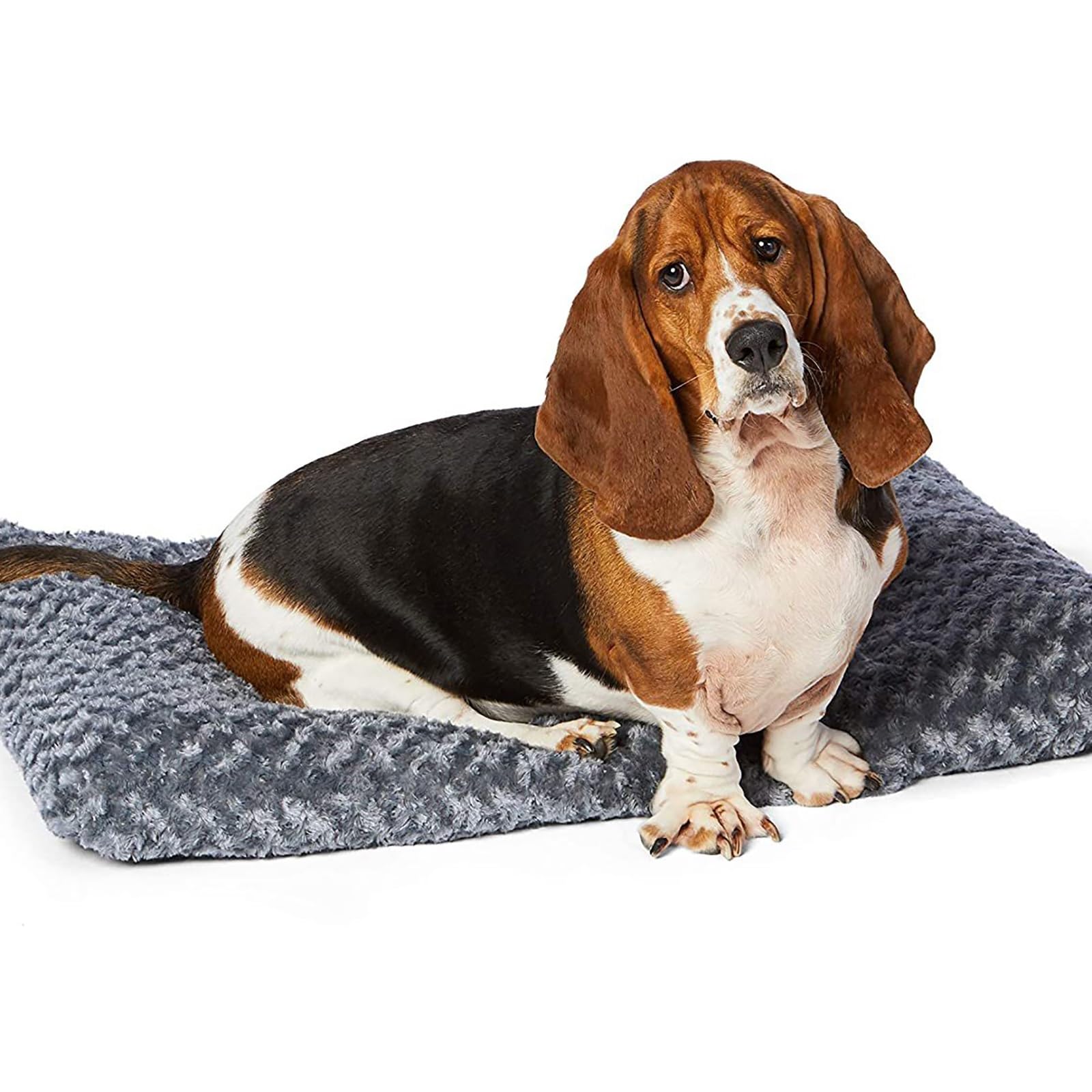PUIOKA Letto per cani, Letto per cani medio, Letto per cani piccoli, Letto calmo, Tappetino per cani a pelo lungo morbido e confortevole, Letto a gabbia per cani lavabile