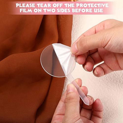 Miniatura 3 de 100 piezas redondas de acrílico transparente de 2 pulgadas para cupcakes, palitos en blanco para bricolaje, festival de cumpleaños, baby shower,