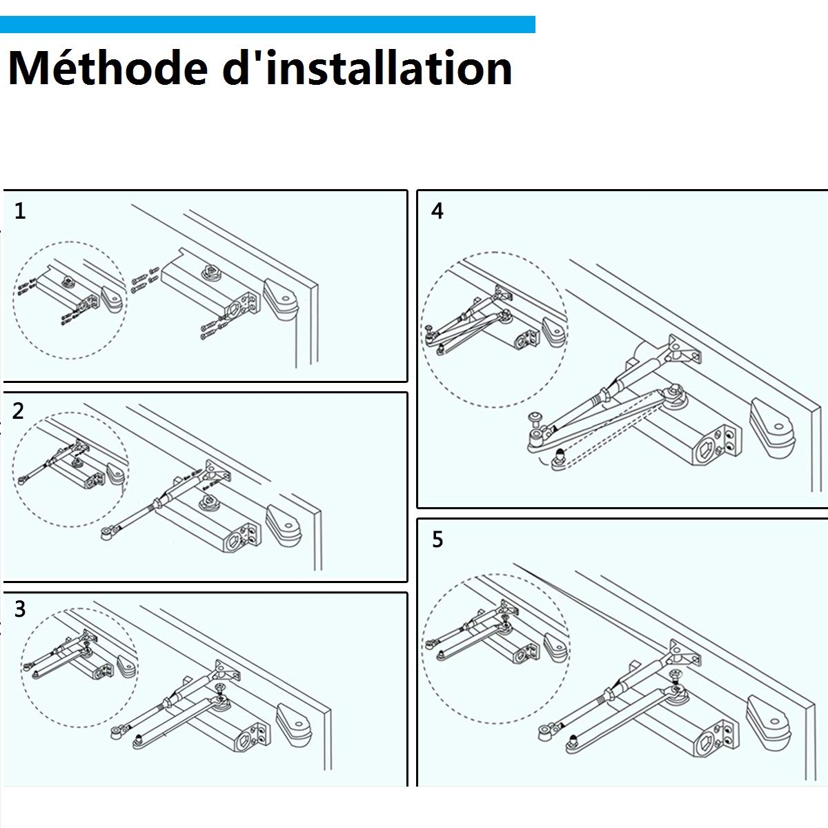 Multiware Door Closers Size 3 Heavy Duty Overhead Door Closer ...