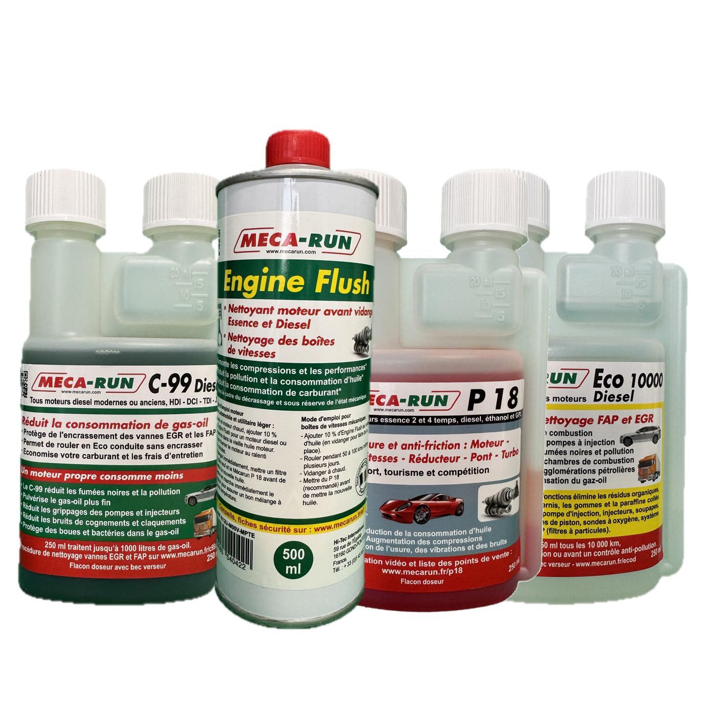 Pack Premium Diésel Mecarun ECO10000+P18+C99 + Motor Flush
