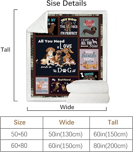 Miniatura 6 de Manta de forro polar para perro, manta suave para cachorros, ligera, cálida y acogedora con patrón de perro para todas las estaciones, sofá de cama,