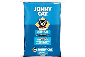 Johnny Cat Original Maximum Odor Control Scented Clay Cat Litter Bag, 20-Pound