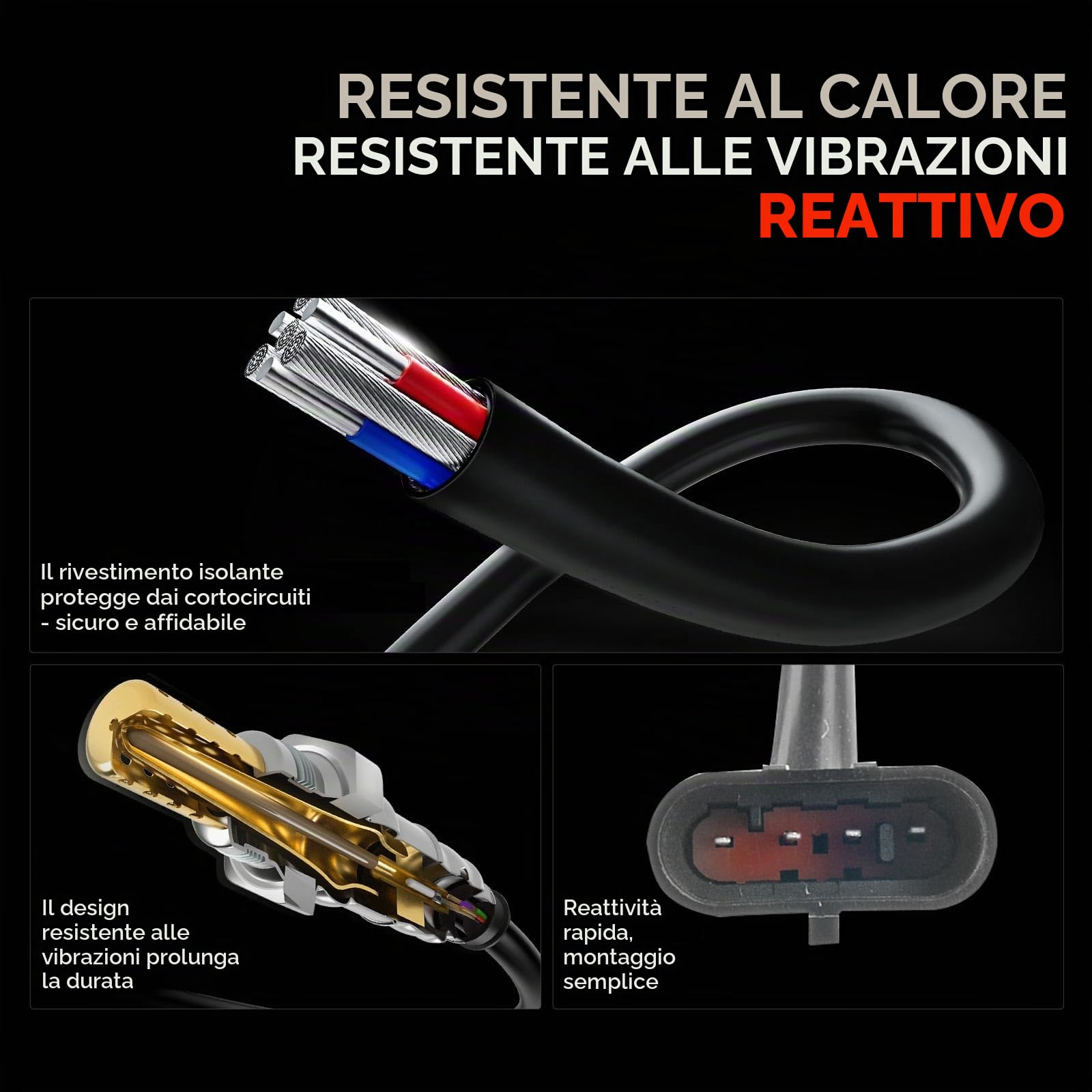 Frankberg Sonda lambda Compatibile Punto Evo 199 Giulietta 940 147 937 Bravo II 198 Grande Punto 199 250-24564