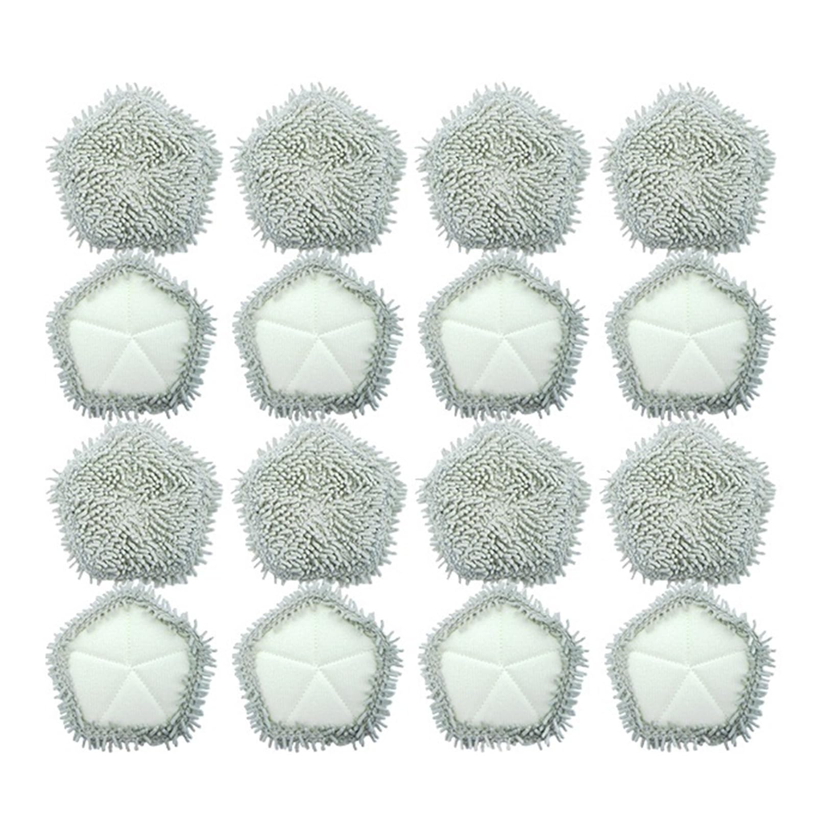 GENTERUN Compatible For Dreame，Bot W10 & W10 Pro Mop Cloth Self-Cleaning Robot Vacuum And Mop Accessories Vacuum Cleaner Mop Pad Spare Parts(16pcs)