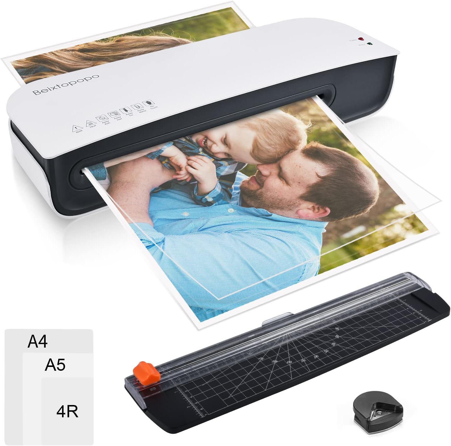 Purple Cows Hot and Cold 9" Laminator Warms up in just 3