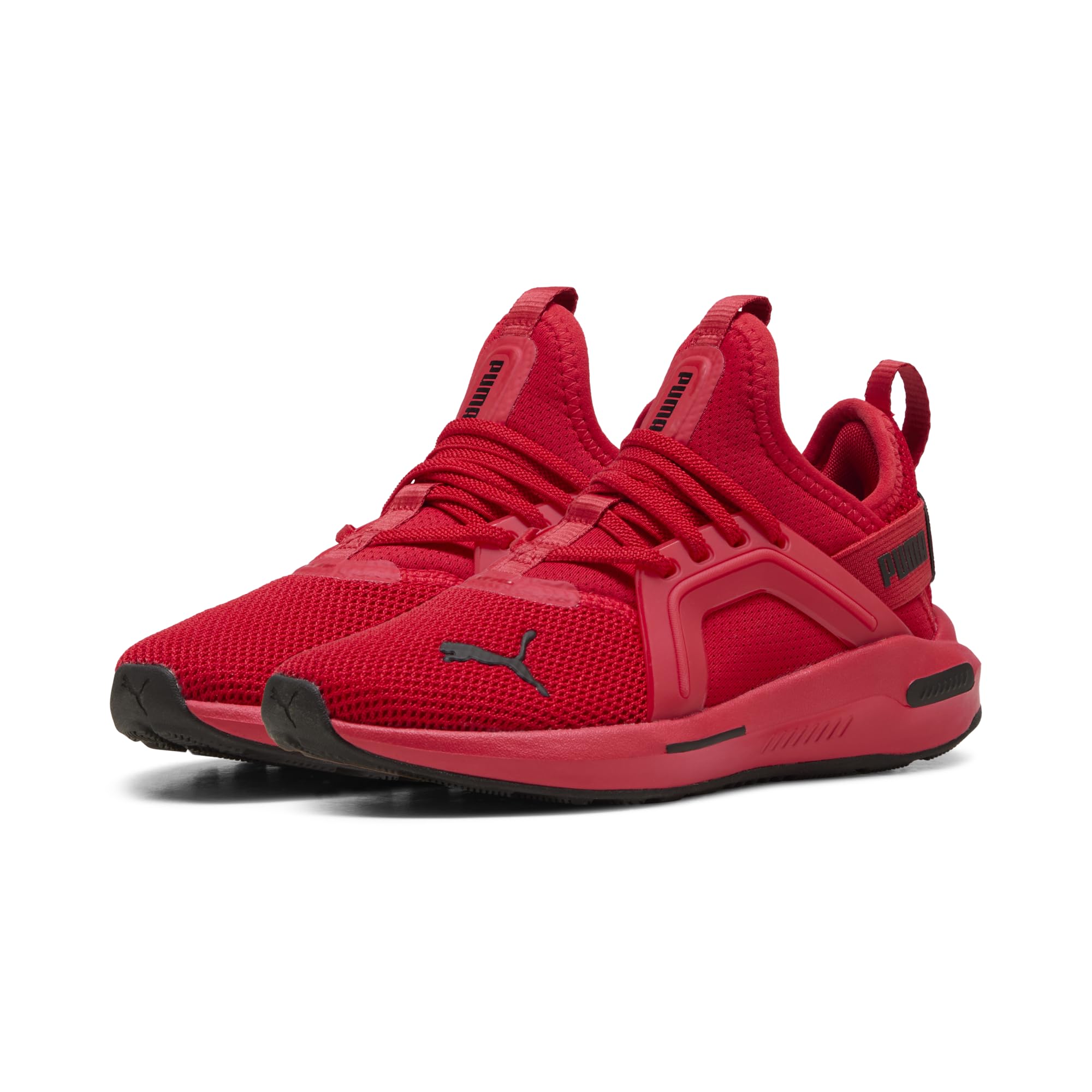 Puma Softride Enzo 5 Junior Sneaker Retail 2025, Scarpe da Corsa, per Tutti i Tempi Rosso Nero, 31 EU