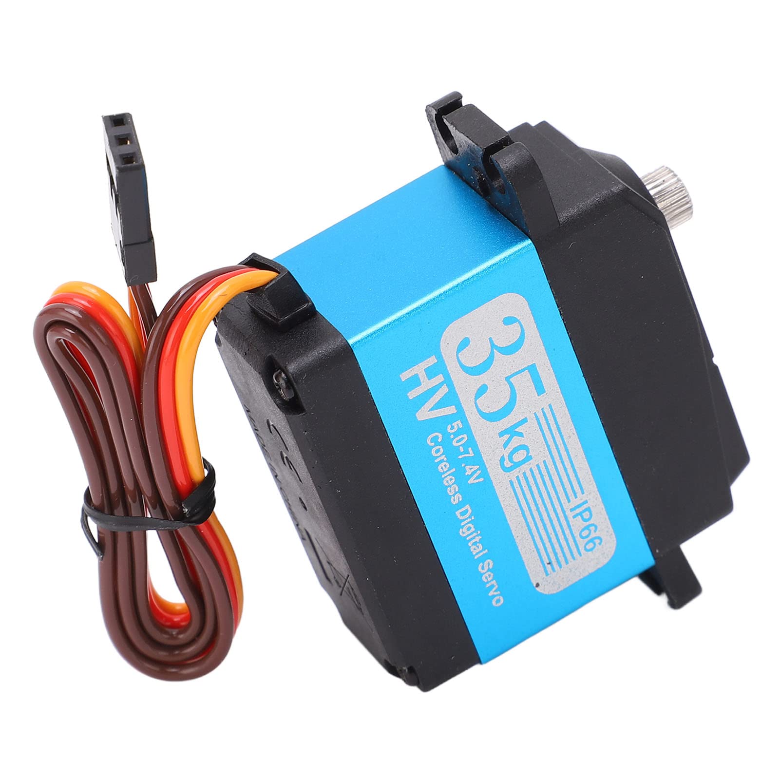 HOBBYFANS 35 kg Edelstahl RC Digital Servo Wasserdicht Digital Lenkgetriebe Servo für 1/10 RC Auto Boot Roboter