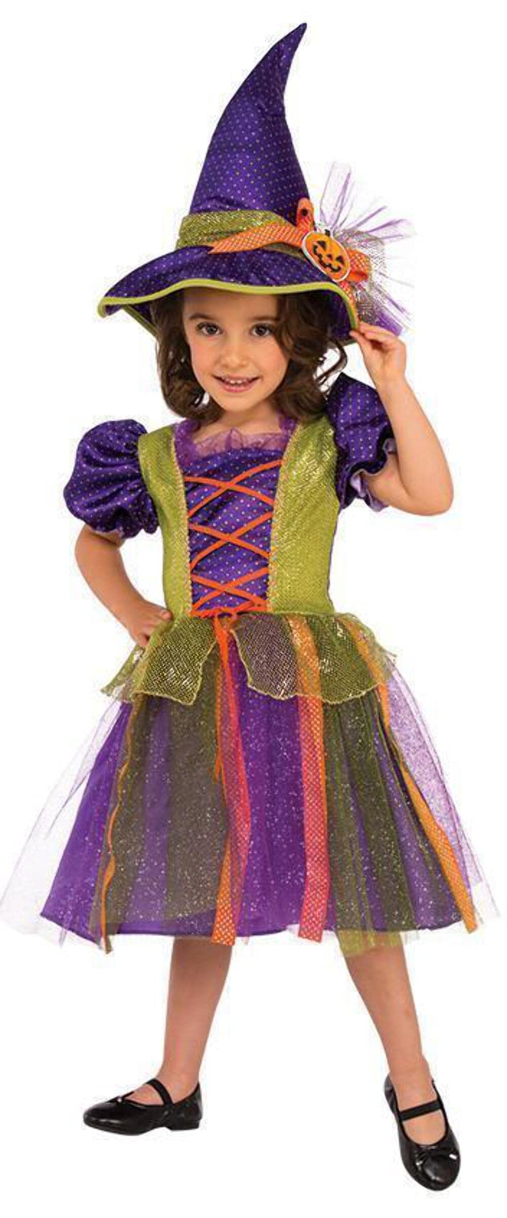 Rubie's Disfraz de bruja de calabaza para niños, pequeño