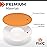 Fixic Freestyle Adhesive Patch 25 PCS - Good for Libre 1, 2, 3 & Plus - Enlite - Guardian - NO Glue in The Center of The Patch - Pre-Cut Back Paper - Long Fixation for Your Sensor! (Orange)