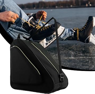 Roller Skates Bag | Waterproof Adjustable Straps Carrier - Waterproof Hockey Skate Bag | for Ski and Travel Gear for Women Men