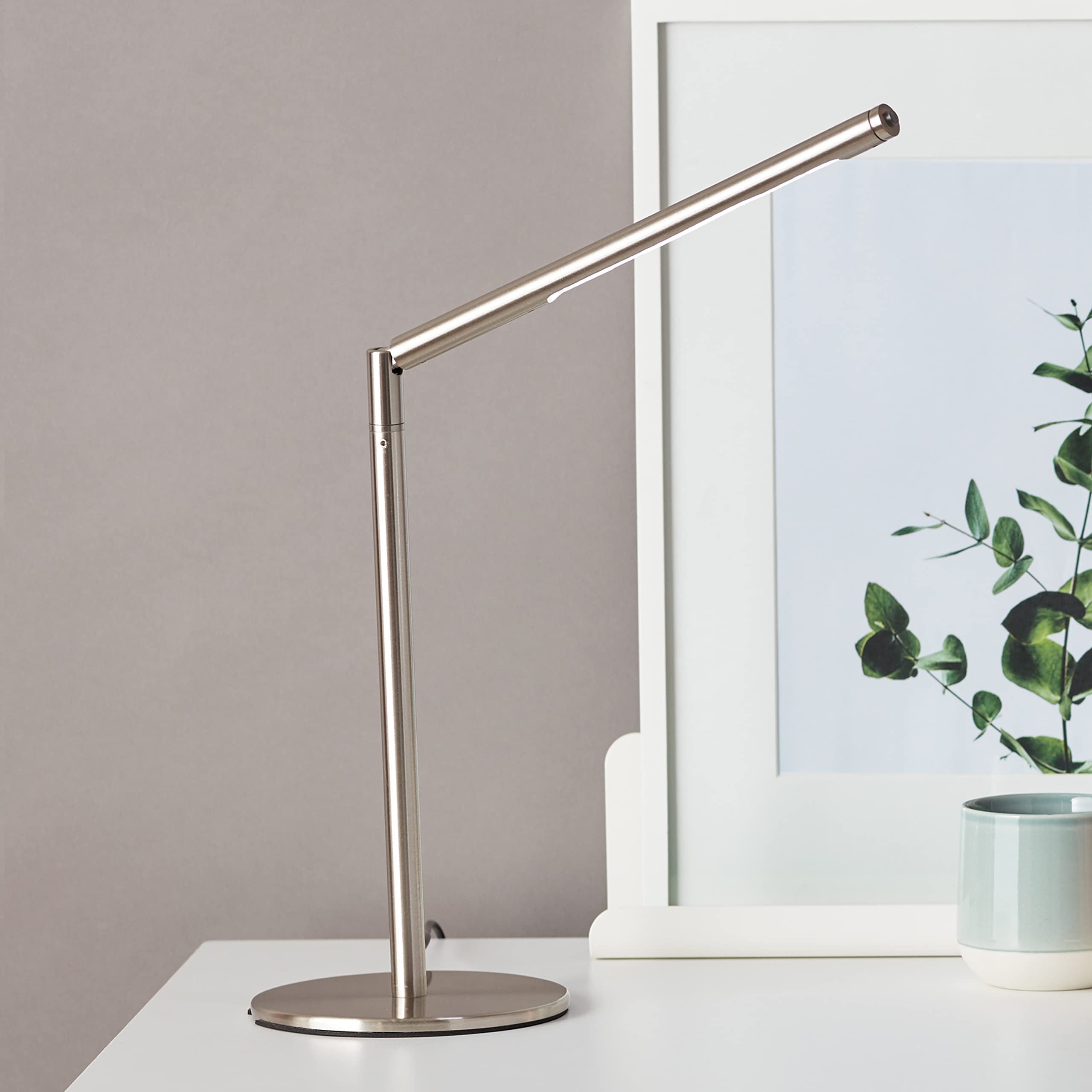 BRILLIANT Bombay LED Lamp LED Lamp 305 Lumen BRILLIANT Bombay Tafellamp LED Ijzer | 1 X Geïntegreerde Led 5,5 W (305 Lm, 6400 K) | Schaal A Tot E | Schakel De