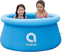 Vista 1 de Piscinas inflables con anillo superior para adultos al aire libre, fácil de instalar, piscina infantil (± 6 pies x 29 pulgadas), azul