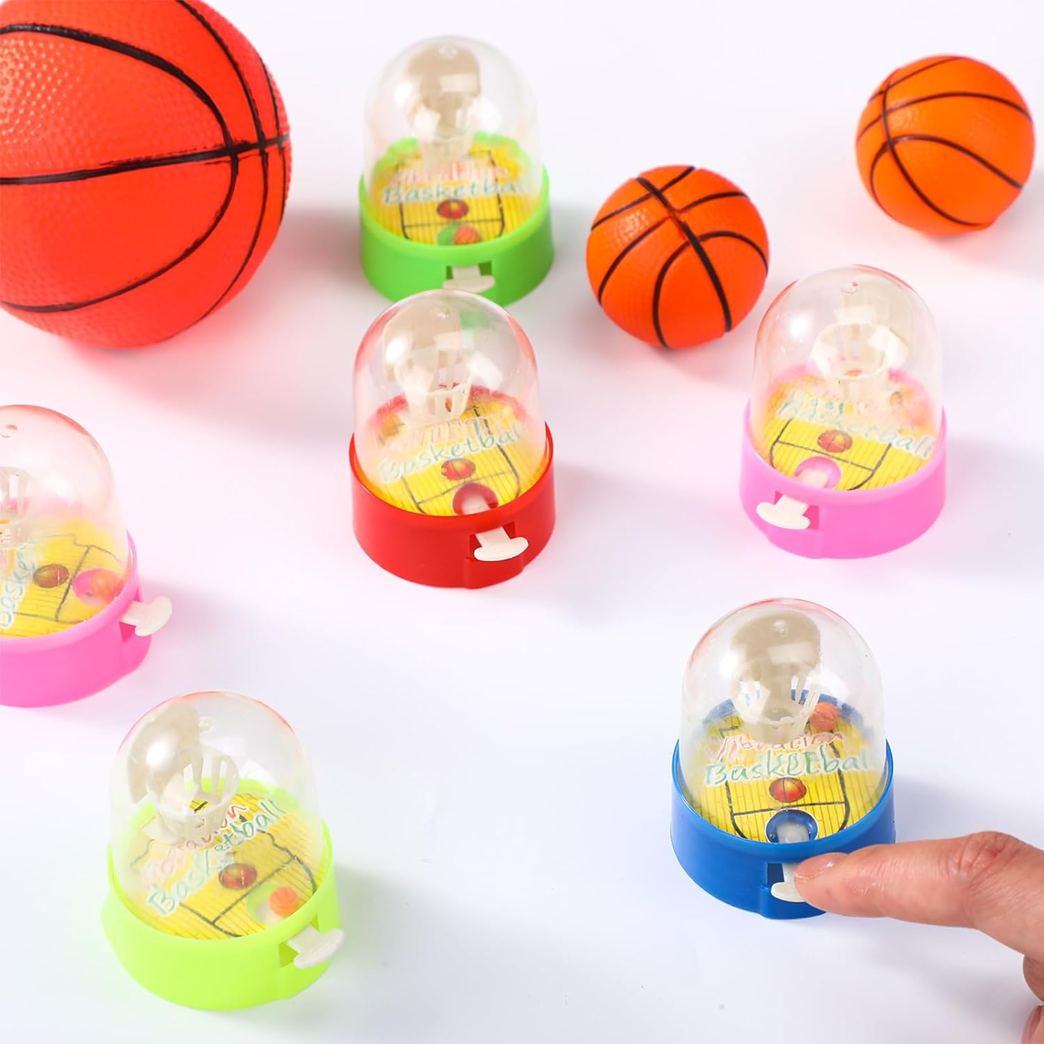 Capoda 36 Pack Valentines Day Gifts with Mini Basketball Shooting Games Sports Gift Cards Finger Basketball Toy Valentine's Exchange Greeting Cards for Classroom School Valentines Party Favors