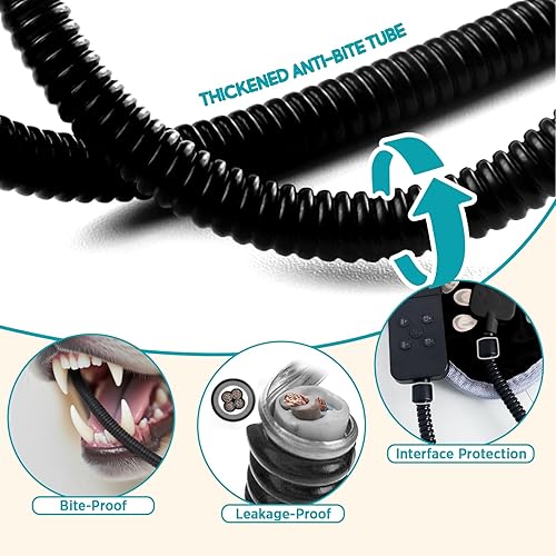 Miniatura 7 de Furrybaby - Tapete con calefacción para perros, tapete calefactable para mascotas con tubo antimordeduras duradero para interiores, calefactable