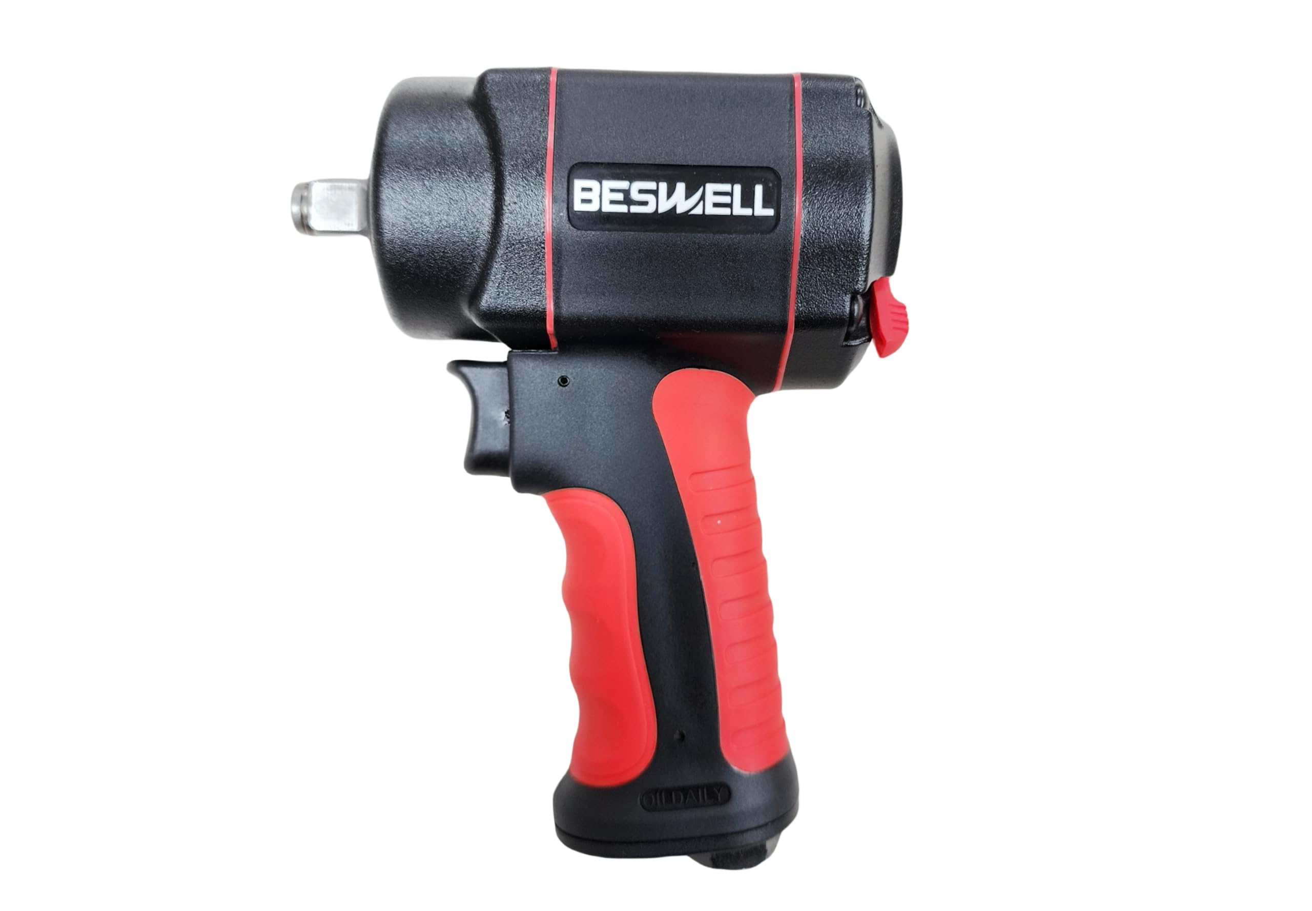 BESWELL885 Ft.lbs Max Loosen Torque 1/2" Stubby Size Jumbo Hammer Air Impact Wrench-BW-112B3N