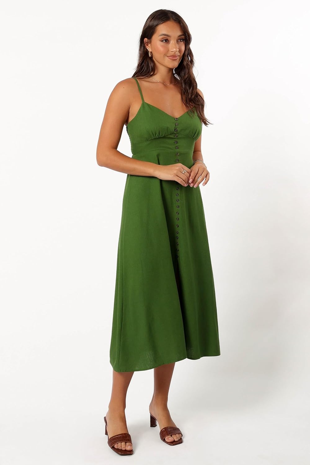 Petal & Pup Womens Darby Midi Dress - Image 2