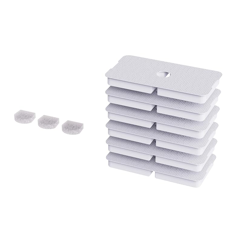 Refis para Fonte de Água para Gatos Enabot EBO ROLA, Filtros e Esponjas, Conjunto com 6 Filtros e 3 Esponjas