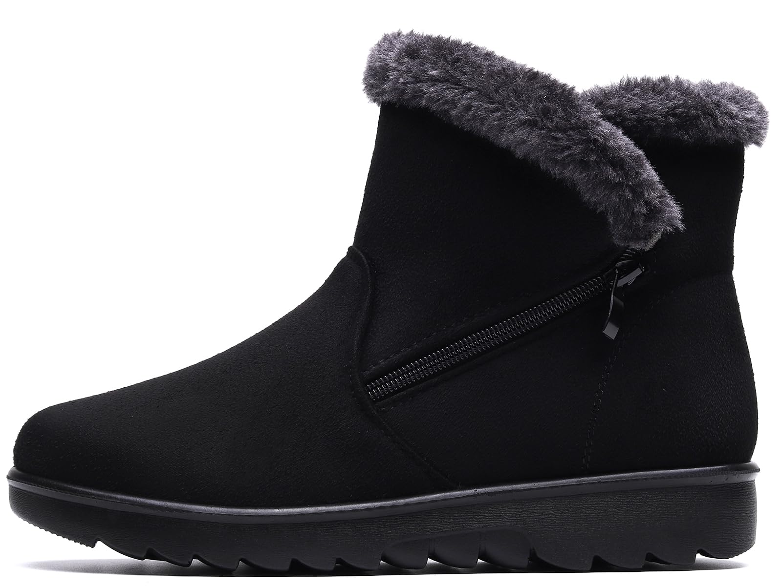 Vunavueya Stivali Donna Invernali Scarpe Stivaletti da Neve con Imbottitura Calda Stivali alla Caviglia Caldi Boots Scarpe 35-41.5