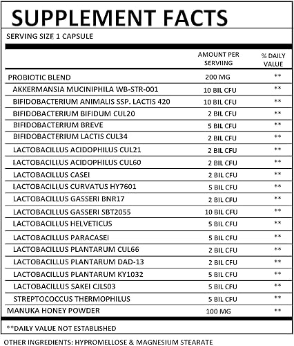 Miniatura 6 de GLP-1 Synbiotic+miel de manuka, formulada por IA, probióticos naturales clínicamente probados para pérdida de peso, reducción de grasa abdominal,