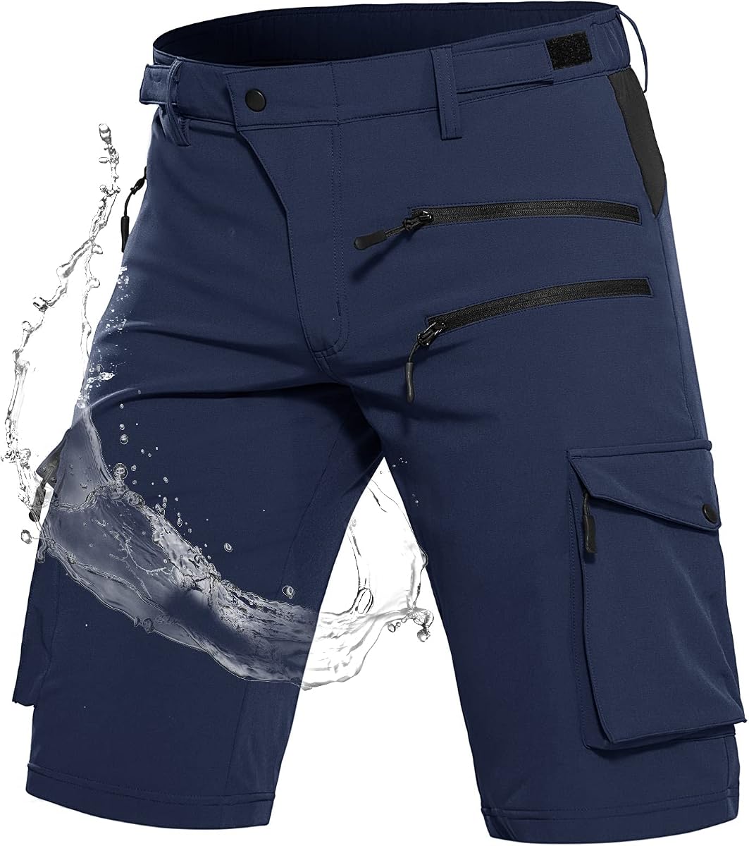 Wespornow Men's-Hiking-Shorts Lightweight-Quick-Dry-Outdoor-Cargo-Casual-Shorts for Hiking