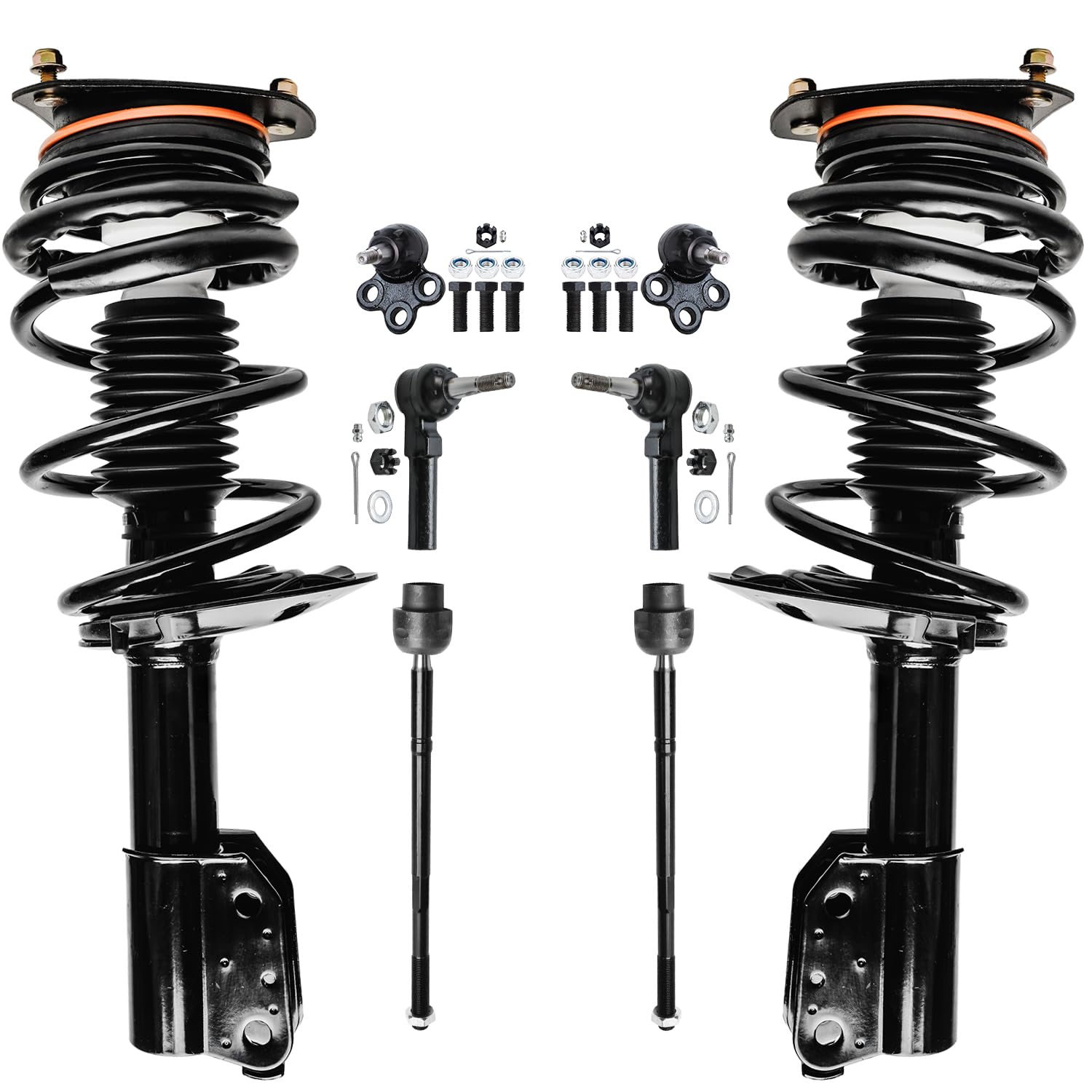 Detroit Axle - 8pc Front Struts Kit for Buick Allure Century LaCrosse Regal