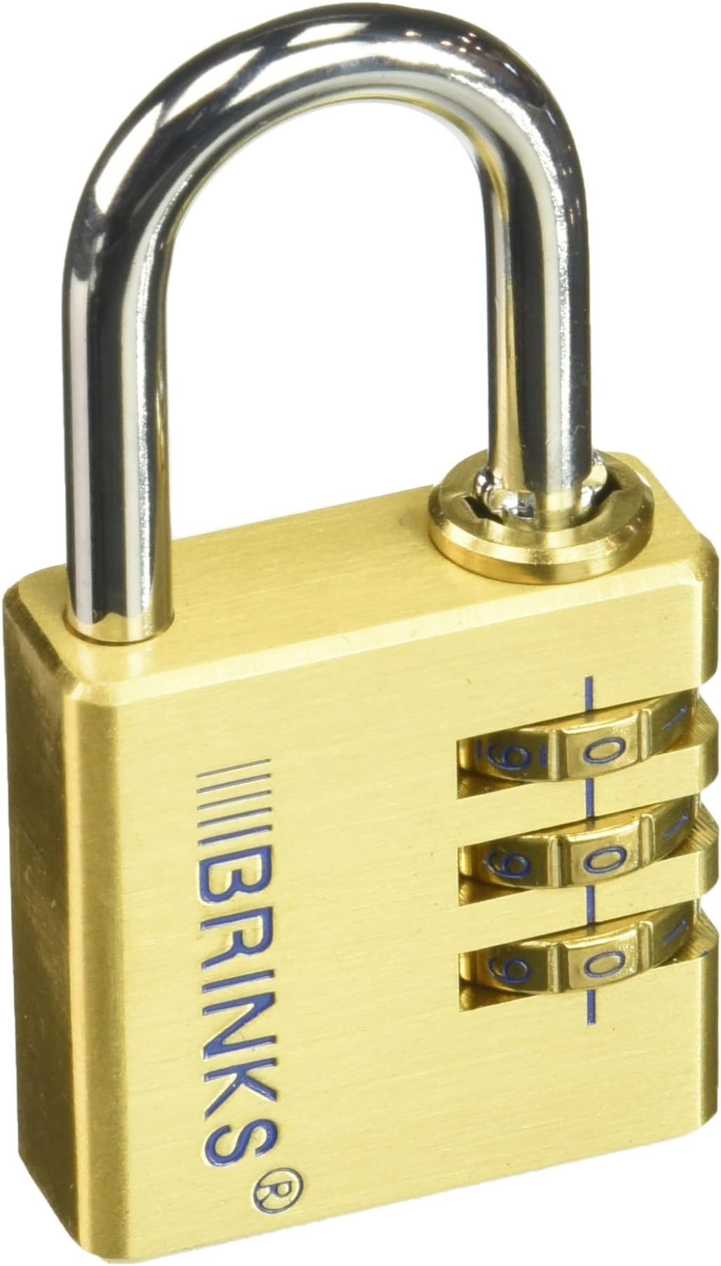 BRINKS - Solid Brass Resettable Combination Lock