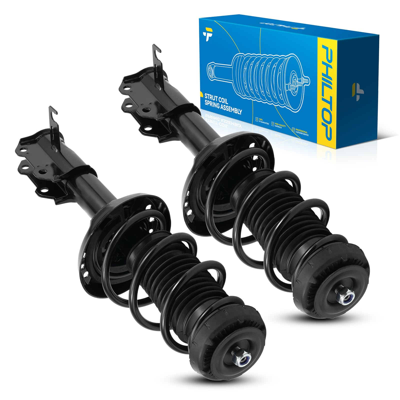 PHILTOP Set of 2 Front Quick Strut Assembly for 2011-2012 Cruze