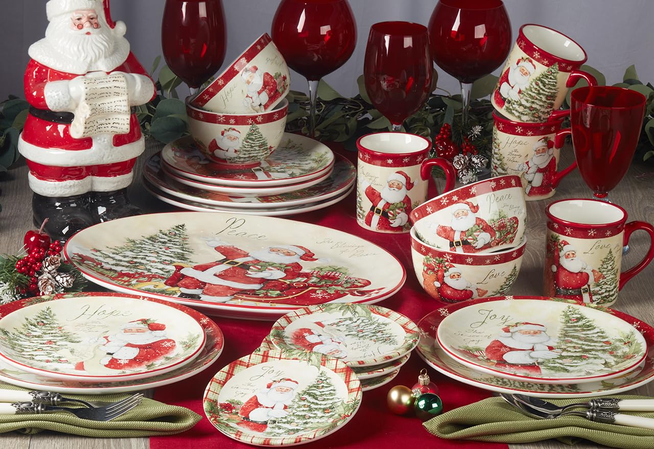 Holiday Wishes 16-Piece Dinnerware Set - Image 2