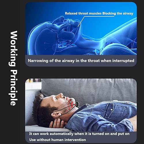 Miniatura 2 de Dispositivos eléctricos para ronquidos Masaje inteligente eléctrico Tapón de ronquido Instrumento de sueño Portátil Anti-ronquidos Masajeador de