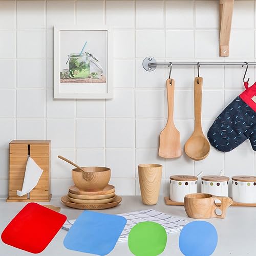 Miniatura 6 de Almohadillas para abridor de tarros, 8 piezas de goma para abridor de tarros multifunción para personas mayores que sufren de artritis con manos