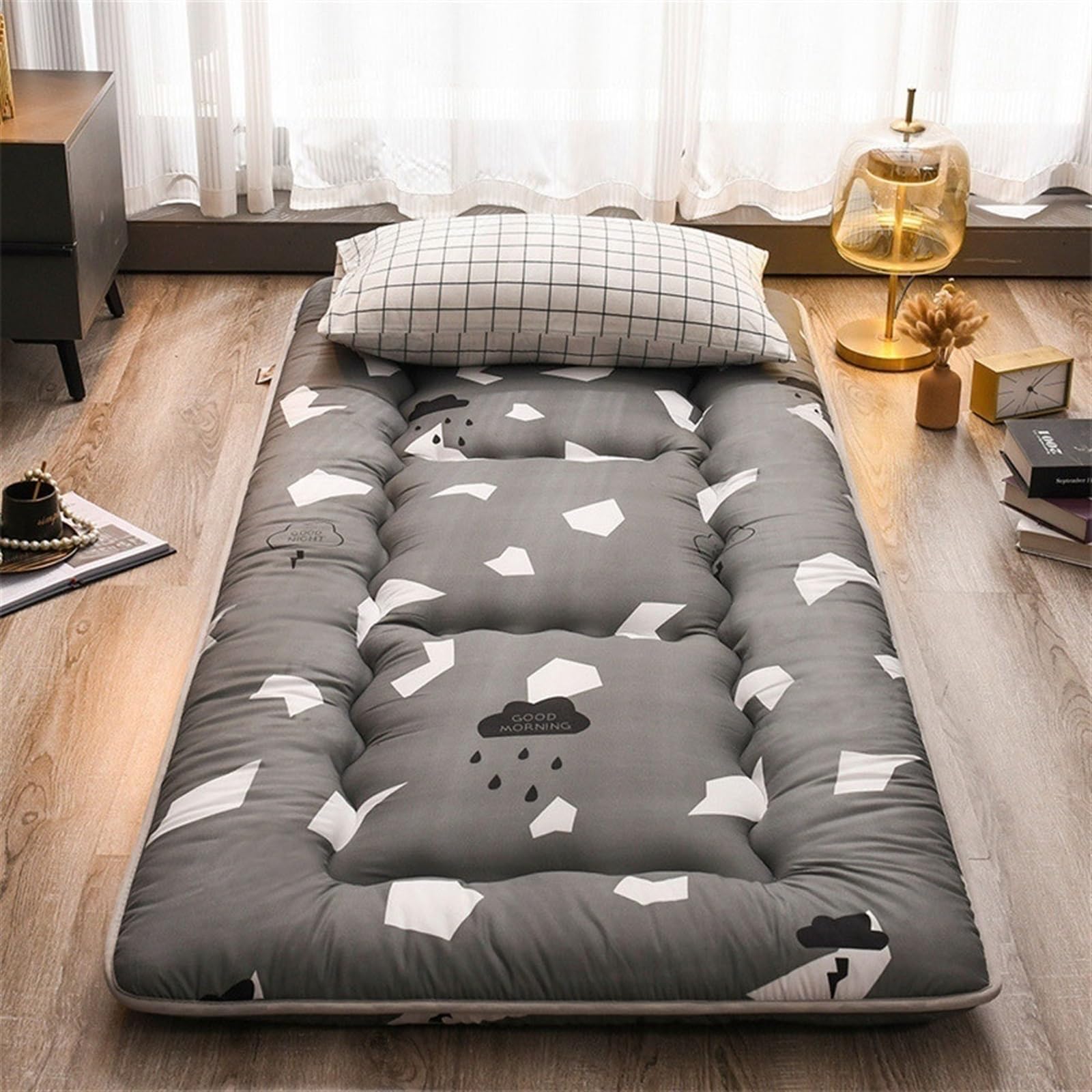 Matelas Futon Pliable En Coton Japonais - Queen/Full/Twin Avec Noyau De