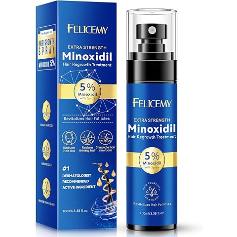 5% Minoxidil for Men and Women Hair Growth, Minoxidil Spray For Beard Growth Serum,...