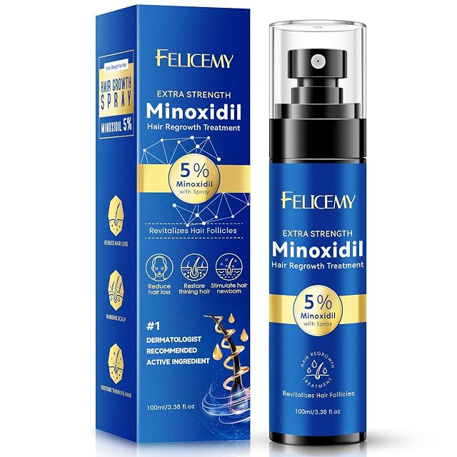 5 Minoxidil for Men and Women Hair Growth Minoxidil Spray For Beard Growth Serum Combat Hair Thinning and