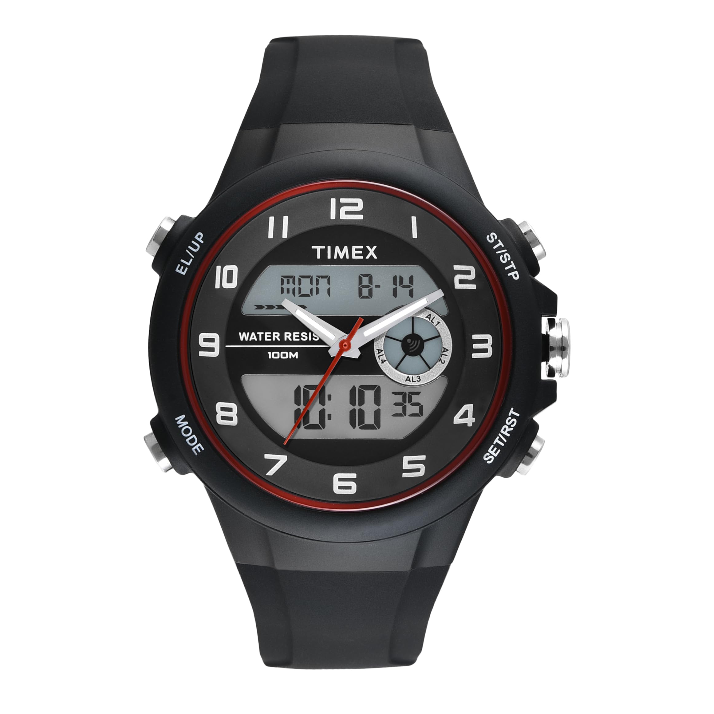 TIMEX Men Silicone AnalogDigital Round Dial Watch- Twesk3201T, Band Color-Black (B0CRYR892X) Amazon Price History, Amazon Price Tracker