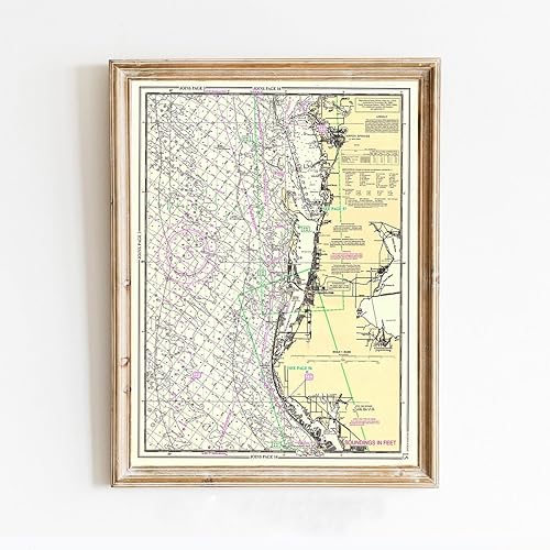 MG Global Póster de mapa histórico de 1996 Carta náutica mapa de st Joseph Sound Florida Clearwater Tarpon Springs  11x17, 12x18, 16x24, 24x36, arte