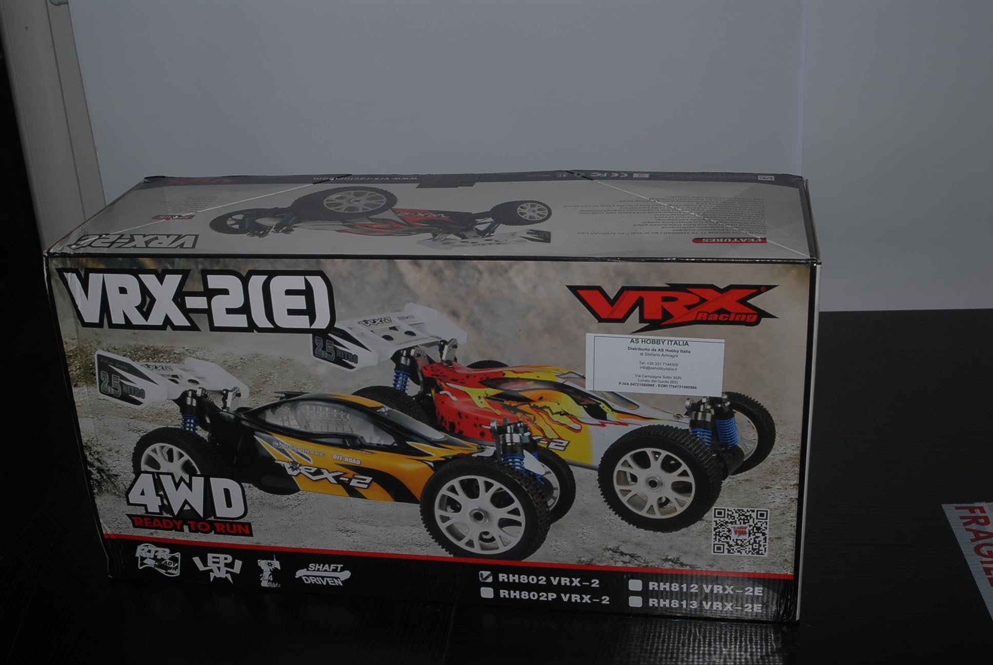 Auto RC Nitro WRX Racing VRX-2 1/8 RH802 4WD RTR Blu – Buggy a Scoppio Radiocomandato Off Road