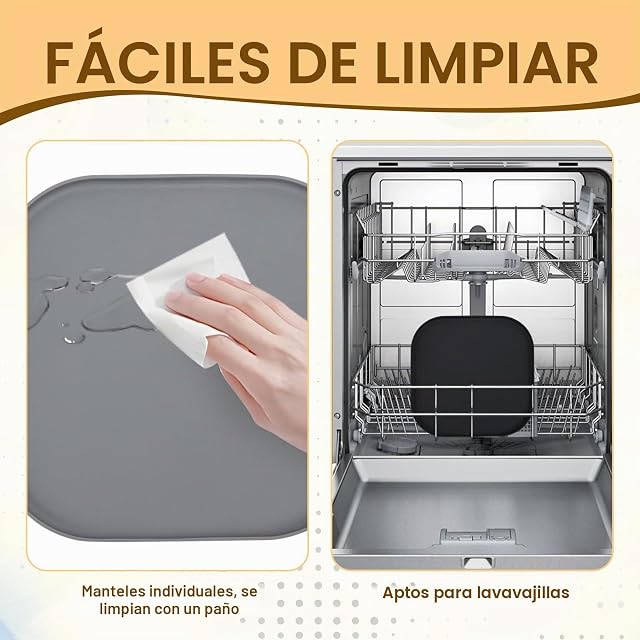 Foto 6 de 8 de Esterilla De Comida Impermeable para Perros Y Gatos, Alfombra Comedero Perro de Silicona para Comederos