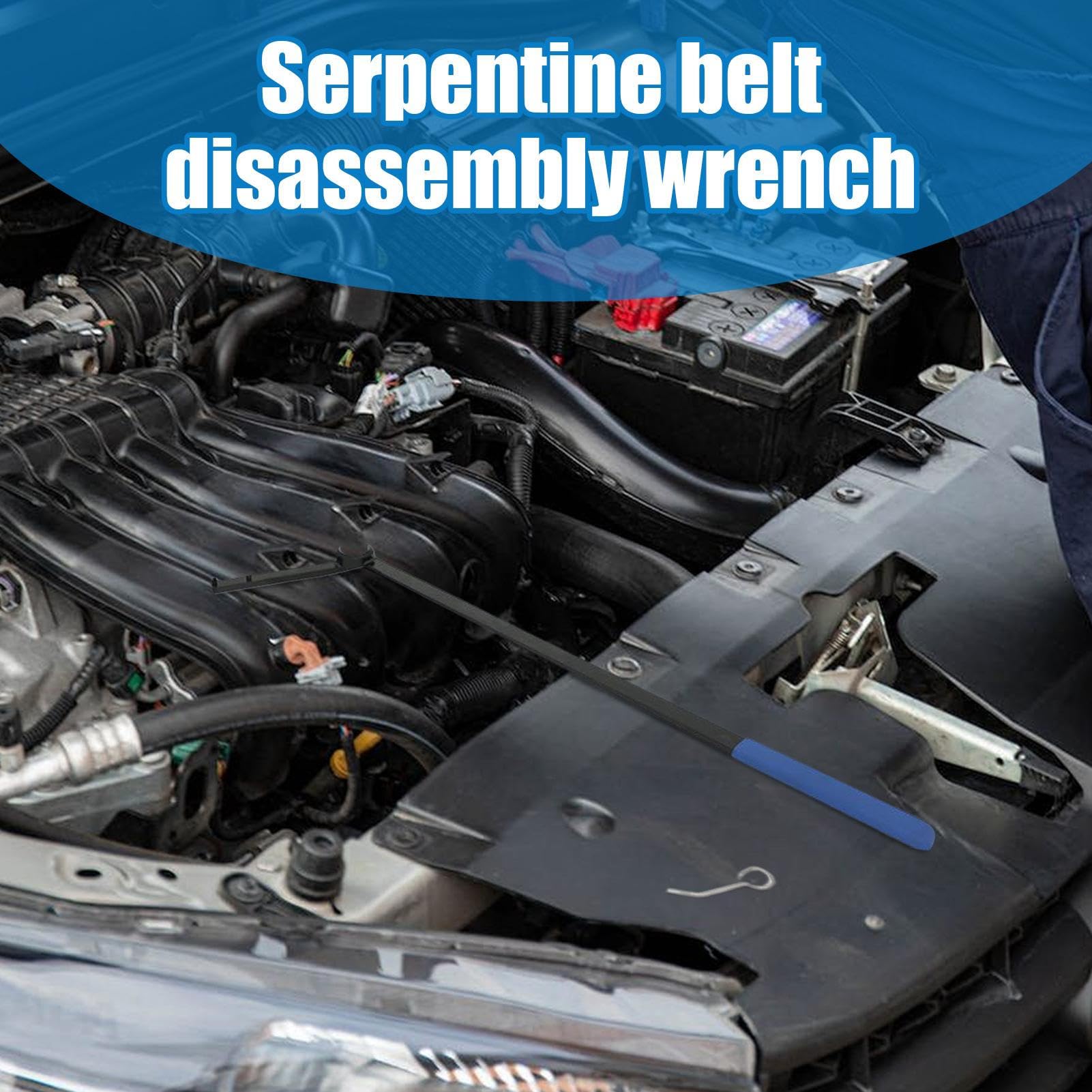 Narzędzie Do Napinacza Paska Zaopatrzenie Warsztatowe Do Napraw Pojazdów | Klucz do Demontażu Koła Pasowego Dla Mechaników Techników Serwisów Dealerskich Fabryk Samochodów