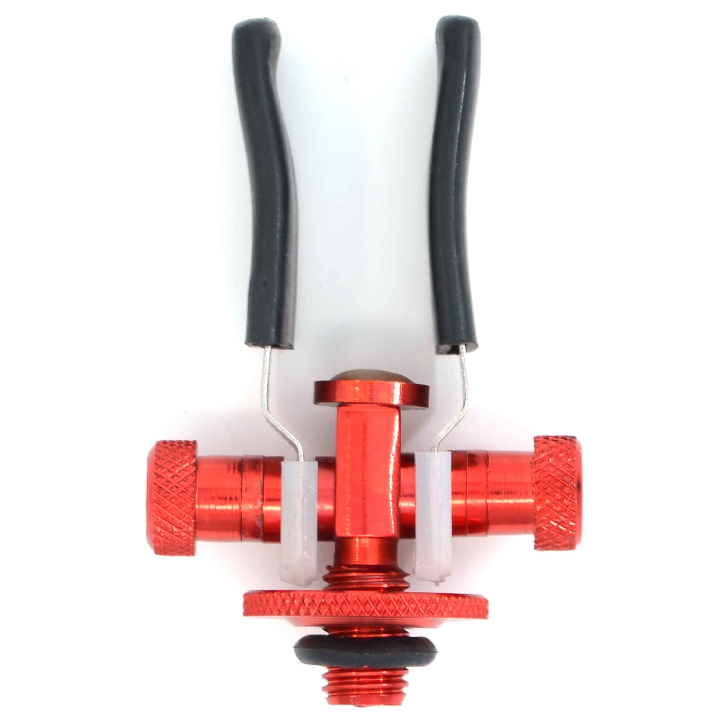 Phoxinus Red Anodised Aluminium Butt Rests. Adjustable Back Rests To Suit Virtually All Rods, Rod Pods, Bank Sticks Etc. Ideal For Carp, Course And Match Fishing
