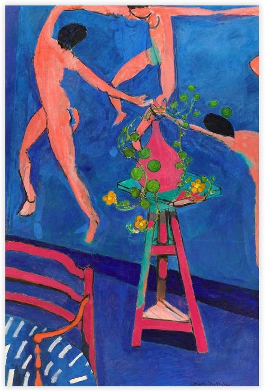 Waeta Rnvzx Henri Matisse Poster dancing around nasturtiums Abstract Painting Canvas Prints Henri Matisse Wall Art For Home Decor Picture 40x60cm No Frame