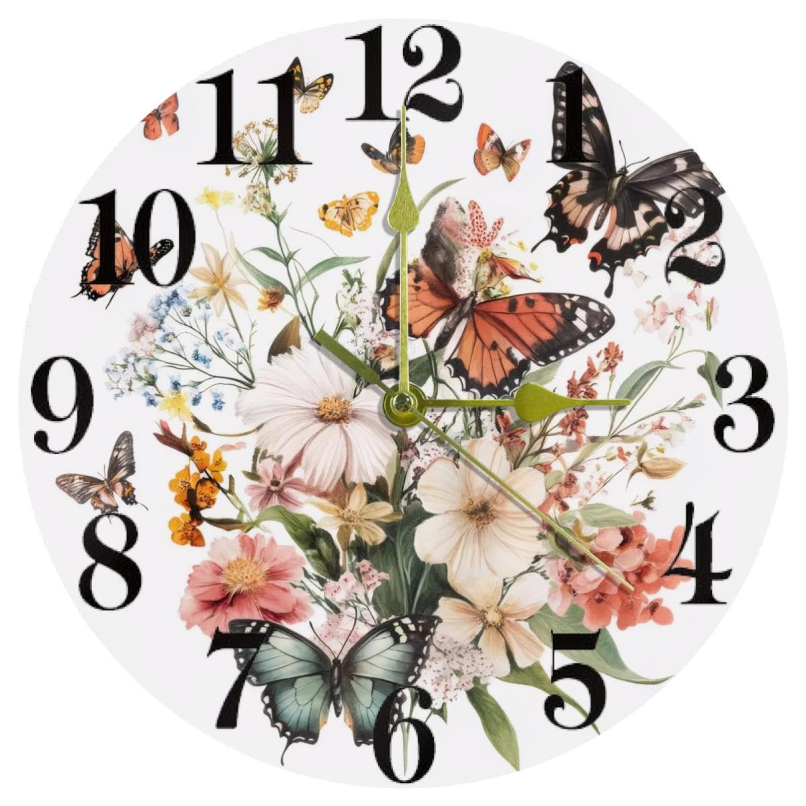 Horloge murale sans tic-tac à quartz silencieux pour un sommeil et travail préservés