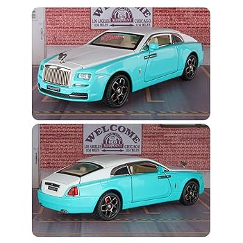 激レア　1/64 Rolls Royce Wraith　シリアルナンバー入り Amazon.com: Toy Car Model Blue Wraith Alloy Collectible Pull